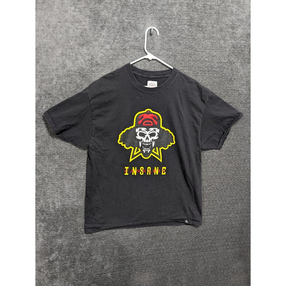 Insane Premium Goods Mens Graphic T-Shirt Black Skull Streetwear Tee 2144